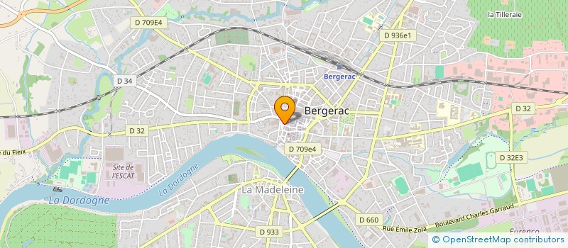 localisation de l'entreprise MADAME IZILDINHA OLIVEIRA DA SILVA  BERGERAC