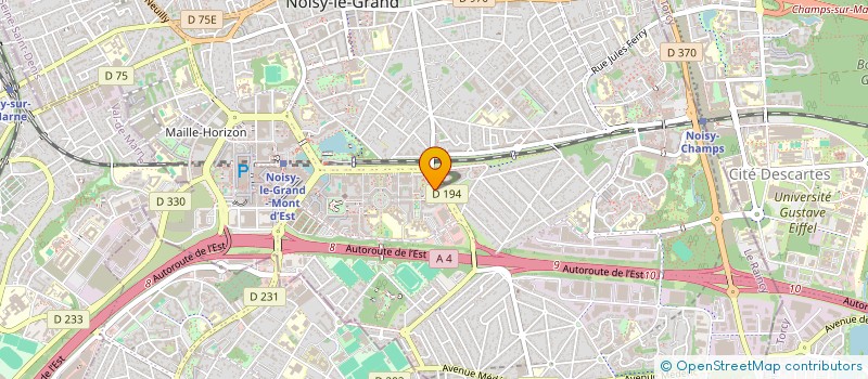 localisation de l'entreprise MADAME IZMAIDA RIDJALI à NOISY-LE-GRAND