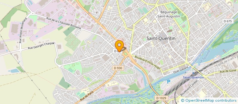 localisation de l'entreprise MADAME J DRANCOURT à SAINT-QUENTIN