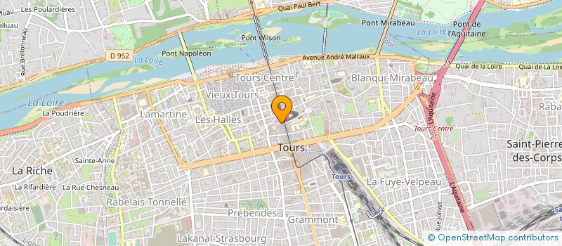 localisation de l'entreprise MADAME J DUMAS  TOURS