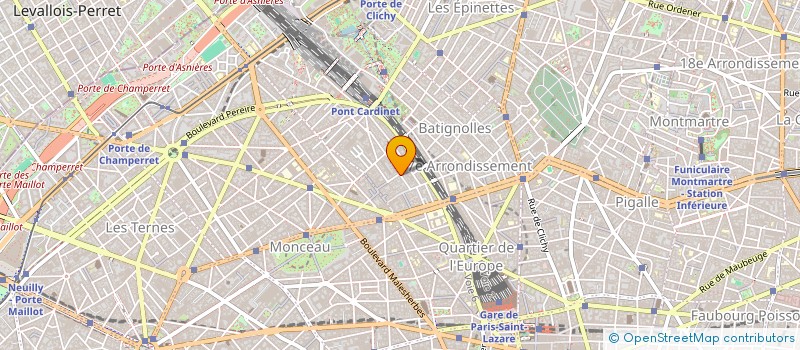 localisation de l'entreprise MADAME J DUMONTIER à PARIS