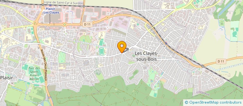 localisation de l'entreprise MADAME J EPAULE à LES CLAYES-SOUS-BOIS