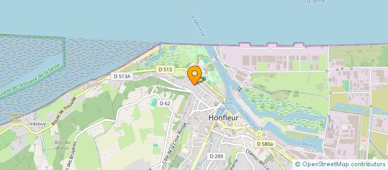 localisation de l'entreprise MADAME J ETIENNEMARE à HONFLEUR