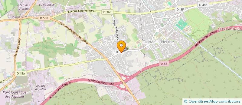 localisation de l'entreprise MADAME J HADDAD-LOPEZ à GIGNAC-LA-NERTHE