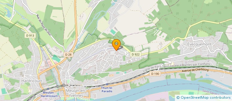 localisation de l'entreprise MADAME J LEONARDON à MEULAN-EN-YVELINES
