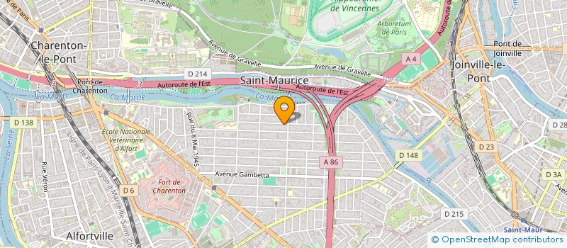localisation de l'entreprise MADAME J-MARIE MALLORGA à MAISONS-ALFORT