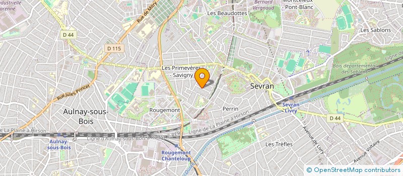 localisation de l'entreprise MADAME J PRUVOST à SEVRAN