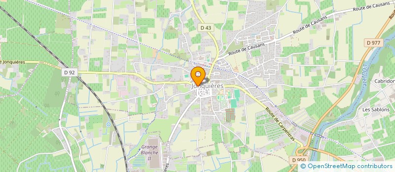 localisation de l'entreprise MADAME J RECEVEUR à JONQUIERES