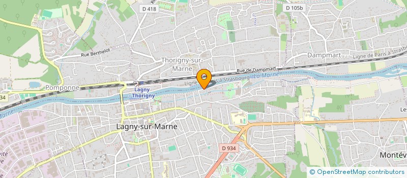 localisation de l'entreprise MADAME JACINTA AMORIN DE SOUSA à LAGNY-SUR-MARNE