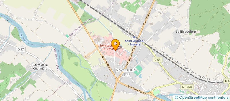 localisation de l'entreprise MADAME JACINTA WOLF ESPINGARDA  NOYERS-SUR-CHER