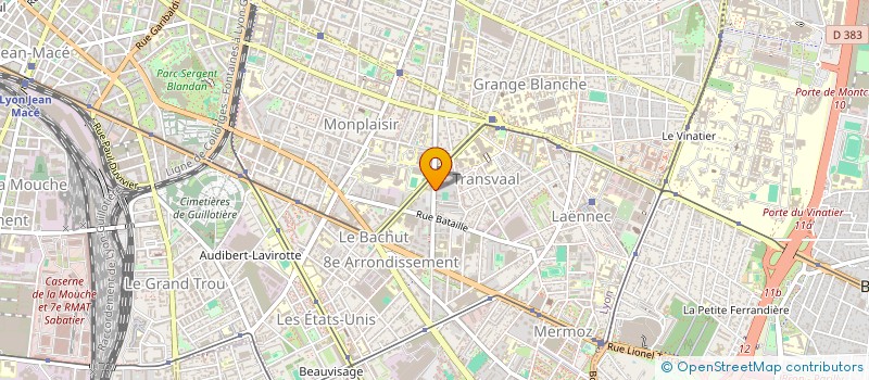 localisation de l'entreprise MADAME JACINTE CATHIEUTEL  LYON