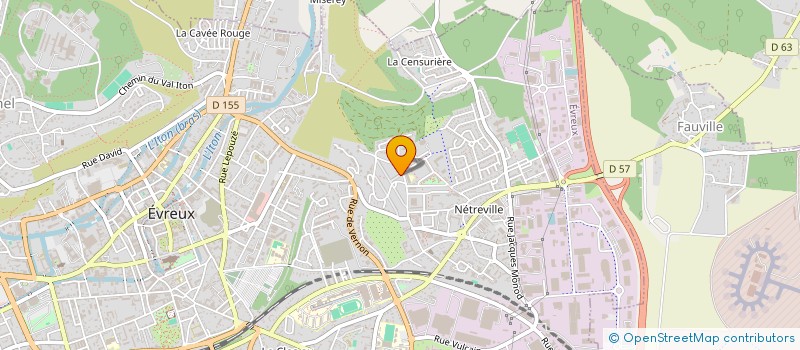 localisation de l'entreprise MADAME JACINTHE ANACOYA  EVREUX