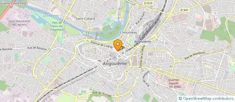localisation de l'entreprise MADAME JACINTHE MORENO à ANGOULEME