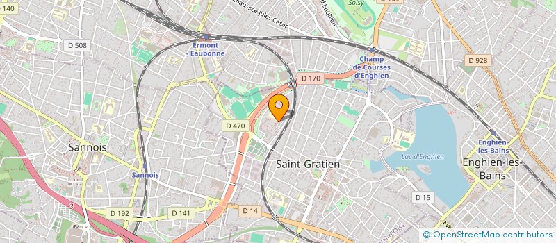 localisation de l'entreprise MADAME JACINTHE ZINGA  SAINT-GRATIEN