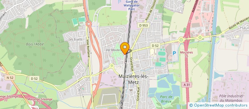 localisation de l'entreprise MADAME JACKIE ANDRIAMANAMIHAJA  MAIZIERES-LES-METZ