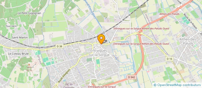 localisation de l'entreprise MADAME JACKIE COLLIN à ENTRAIGUES-SUR-LA-SORGUE
