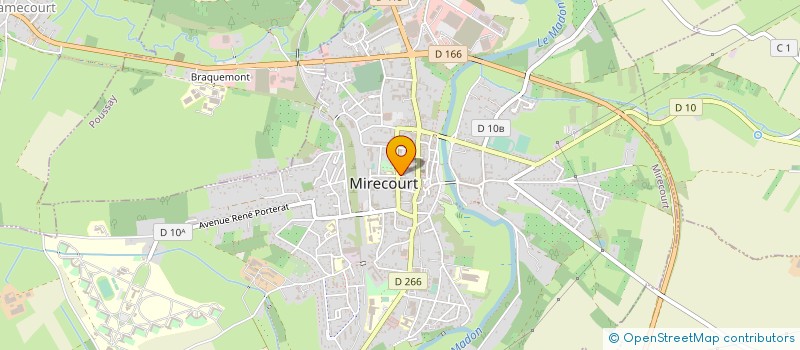 localisation de l'entreprise MADAME JACKIE DELON  MIRECOURT