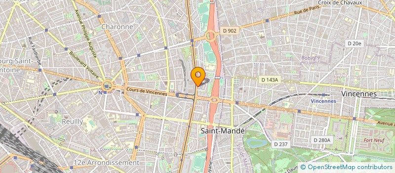 localisation de l'entreprise MADAME JACKIE DUFOUR à PARIS