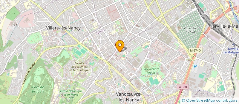 localisation de l'entreprise MADAME JACKIE EBOKO  VANDUVRE-LES-NANCY