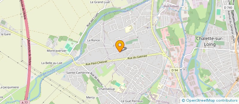 localisation de l'entreprise MADAME JACKIE HERINAHARY à CHALETTE-SUR-LOING