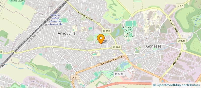 localisation de l'entreprise MADAME JACKY BASILA LOKANGO à GONESSE