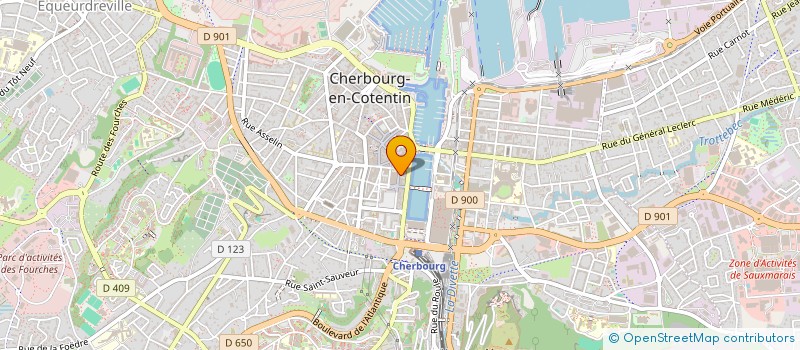 localisation de l'entreprise MADAME JACKYE DELEUVRE à CHERBOURG-EN-COTENTIN