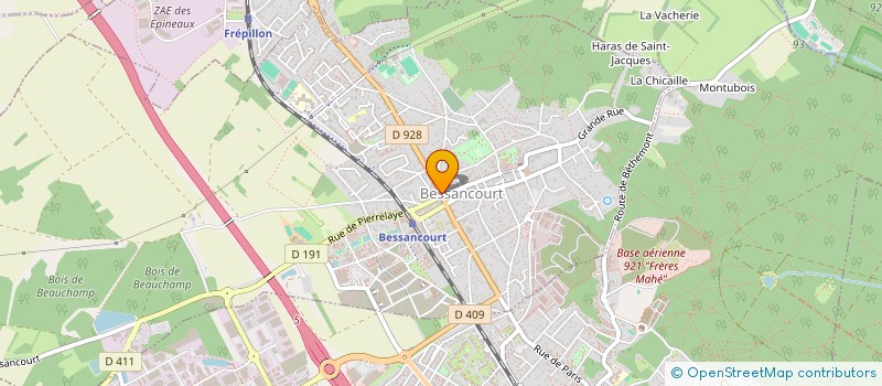 localisation de l'entreprise MADAME JACQUELINE AGLIANI  BESSANCOURT