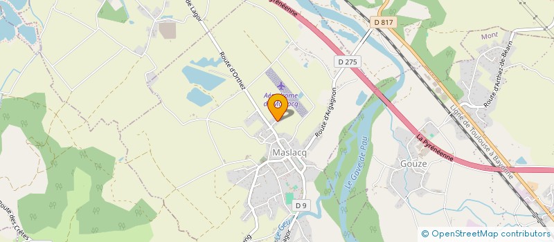 localisation de l'entreprise MADAME JACQUELINE AGUERA  MASLACQ