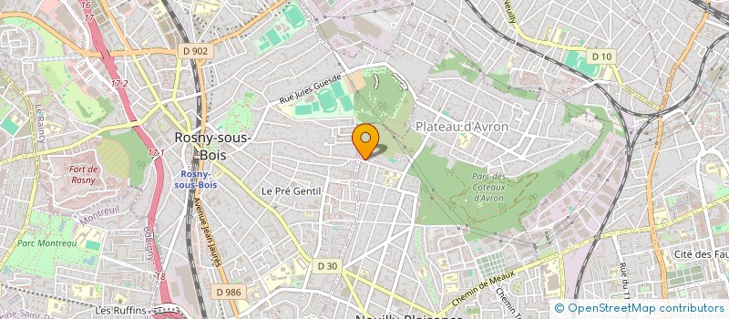 localisation de l'entreprise MADAME JACQUELINE AHANDA BIKIE  NEUILLY-PLAISANCE