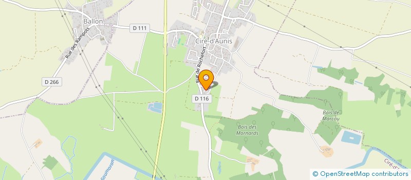 localisation de l'entreprise MADAME JACQUELINE ALBERT  CIRE-D AUNIS