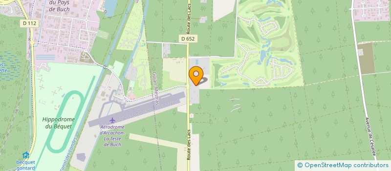 localisation de l'entreprise MADAME JACQUELINE ALEMANY  GUJAN-MESTRAS