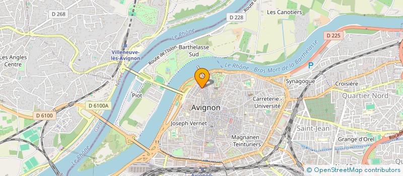 localisation de l'entreprise MADAME JACQUELINE ALLOUCHE  AVIGNON