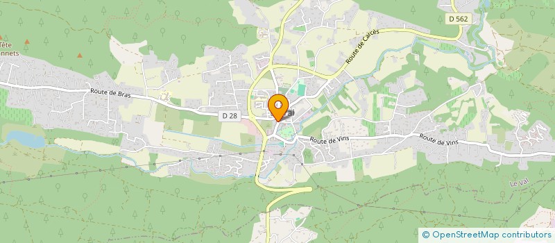 localisation de l'entreprise MADAME JACQUELINE ANDREI  LE VAL