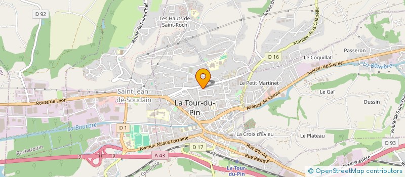 localisation de l'entreprise MADAME JACQUELINE ARMAGANIAN à LA TOUR-DU-PIN