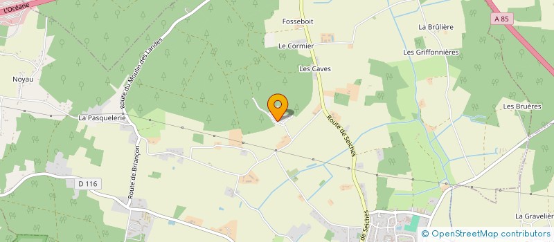 localisation de l'entreprise MADAME JACQUELINE ARNAUD  LOIRE-AUTHION