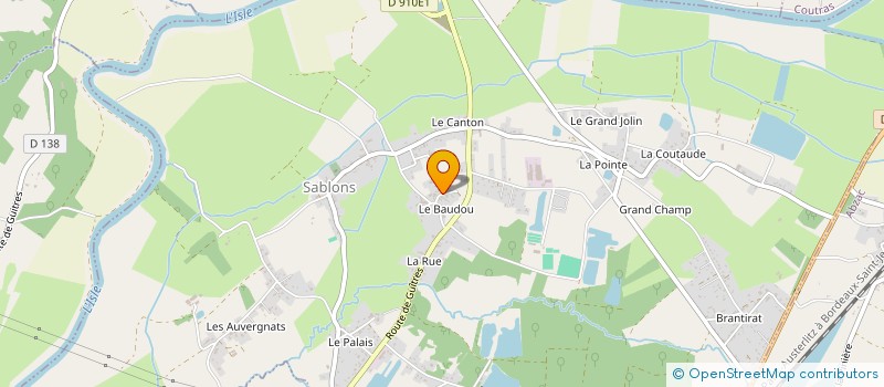 localisation de l'entreprise MADAME JACQUELINE ARTOLA  SABLONS