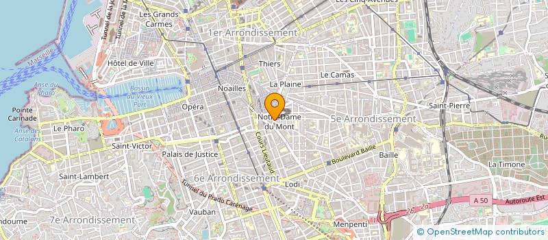 localisation de l'entreprise MADAME JACQUELINE ASENSIO  MARSEILLE