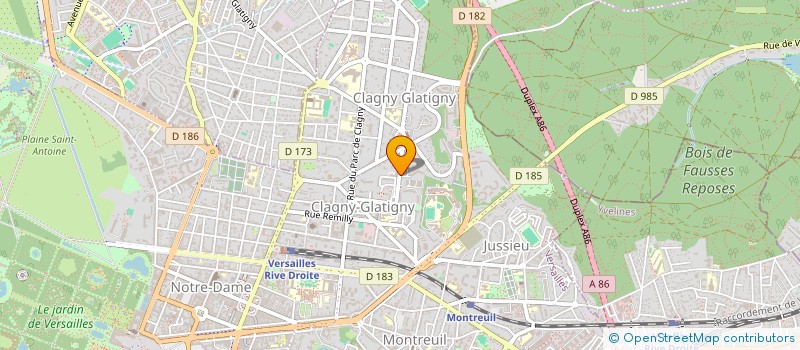 localisation de l'entreprise MADAME JACQUELINE ASTIER à VERSAILLES