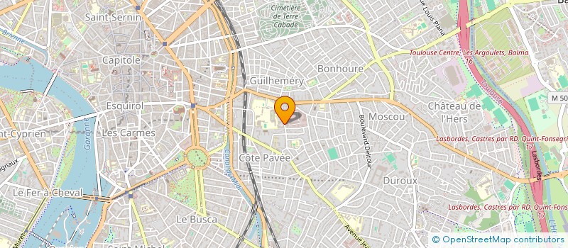localisation de l'entreprise MADAME JACQUELINE AUDA à TOULOUSE