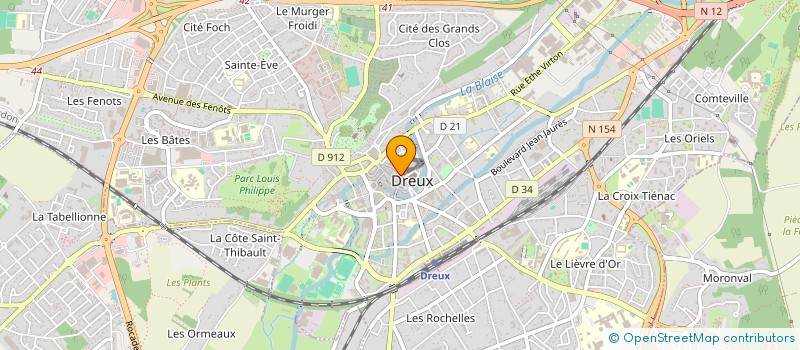 localisation de l'entreprise MADAME JACQUELINE AUDREN à DREUX