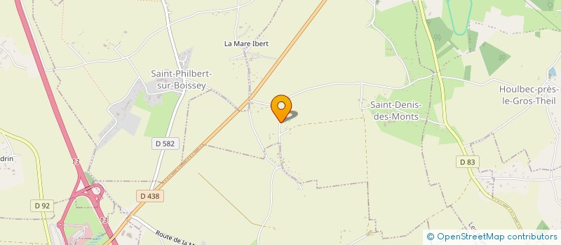 localisation de l'entreprise MADAME JACQUELINE AUGER  SAINT-DENIS-DES-MONTS