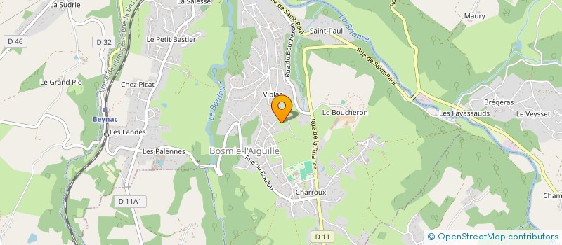localisation de l'entreprise MADAME JACQUELINE AUGORY à BOSMIE-L'AIGUILLE