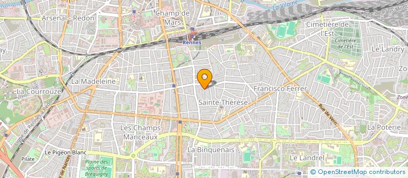 localisation de l'entreprise MADAME JACQUELINE AUPEST  RENNES