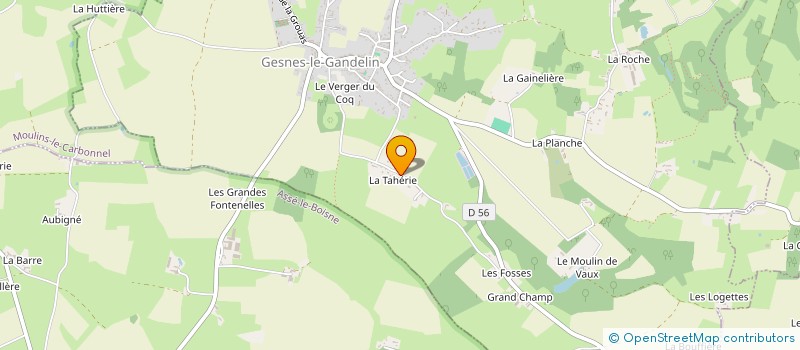 localisation de l'entreprise MADAME JACQUELINE AUSTEN-PEPPER  GESNES LE GANDELIN