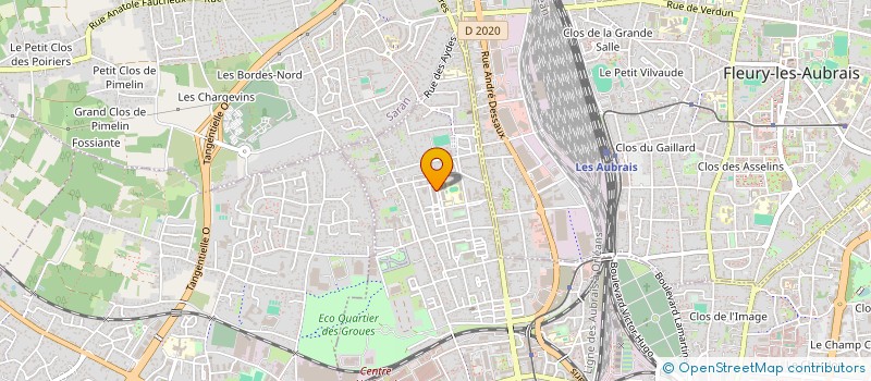 localisation de l'entreprise MADAME JACQUELINE BADIN-BALLOT à ORLEANS