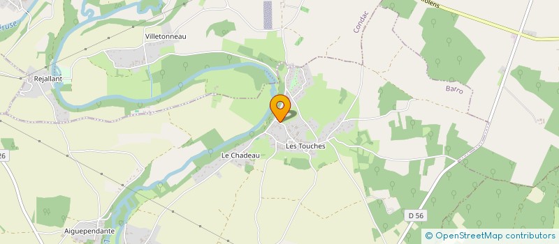 localisation de l'entreprise MADAME JACQUELINE BAGSHAW  POURSAC