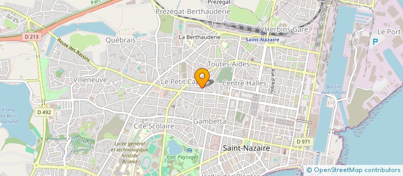 localisation de l'entreprise MADAME JACQUELINE BANON-GIL  SAINT-NAZAIRE