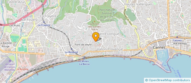 localisation de l'entreprise MADAME JACQUELINE BARNIER à CANNES