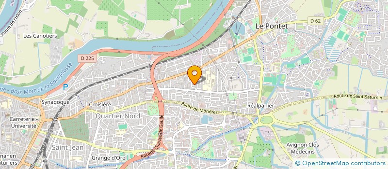 localisation de l'entreprise MADAME JACQUELINE BARREIRE  LE PONTET