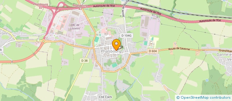 localisation de l'entreprise MADAME JACQUELINE BARTHELD  PHALSBOURG